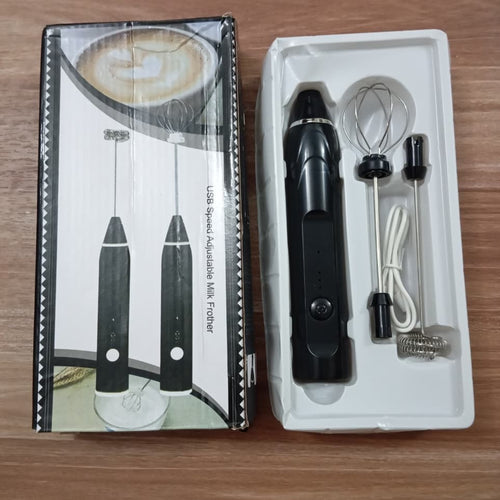 2-in-1 Electric Milk Frother & Egg Whisk